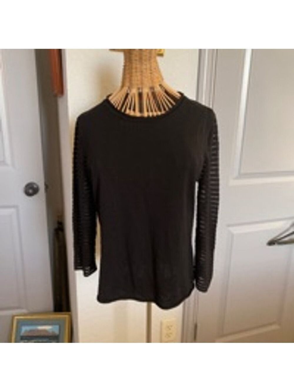 Women's Anne Klein Black Top Size L